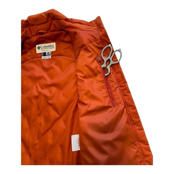 Columbia Core Interchange Down Puffer Vest Full Zip Box Stitch - Size Medium - Picture 8 of 14